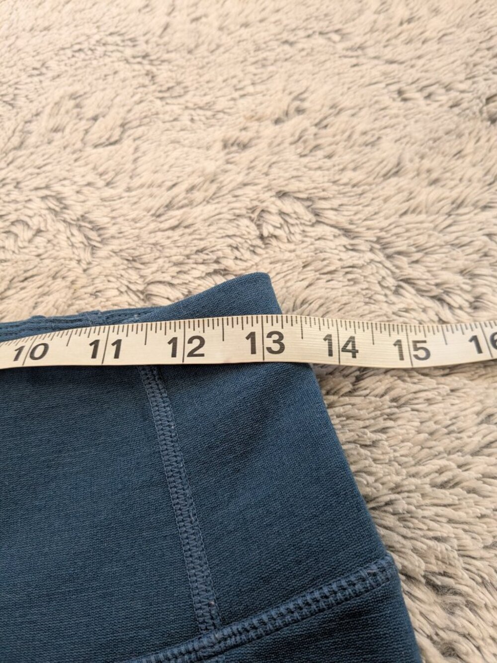 ibex Lizzi Leggings Tights Blue Merino Wool Size Small - Picture 5 of 8